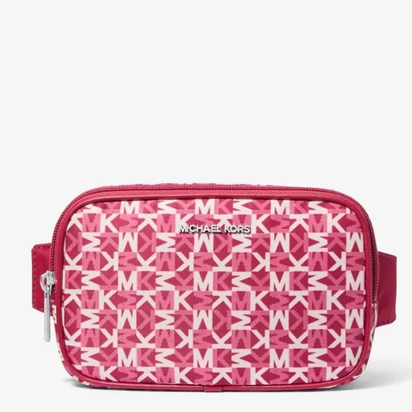 NWT Michael Kors Khai Small Logo Printed Sling Pack